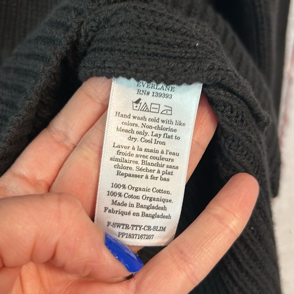 NWT Everlane The Organic Cotton Slim Crew Sweater - Picture 11 of 12